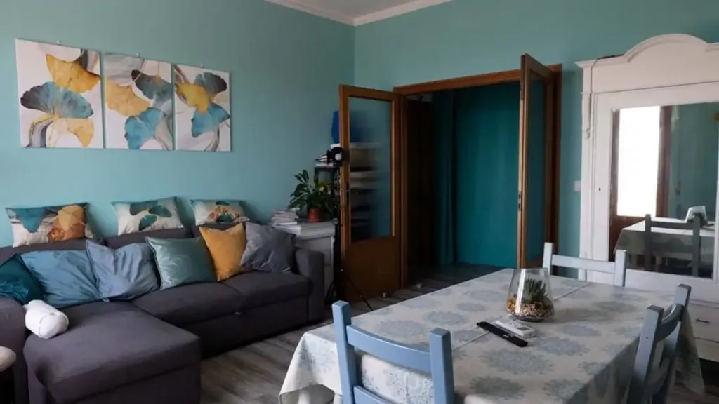 Séjour - Panoramic Apartment with Balcony in Gambassi Terme