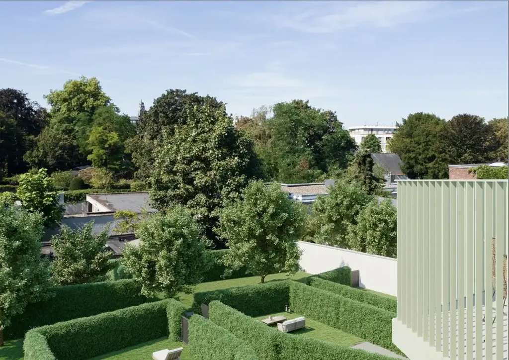 Õhuvaade - New Build Apartment with Garden in Antwerp