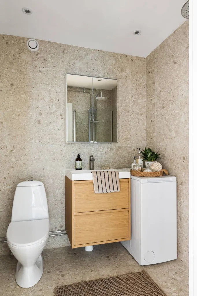 Salles de bain - Renovated Apartment with Balcony in Ystad
