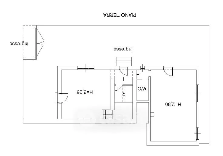 Plan - Apartment with Balcony and Terrace in Matera