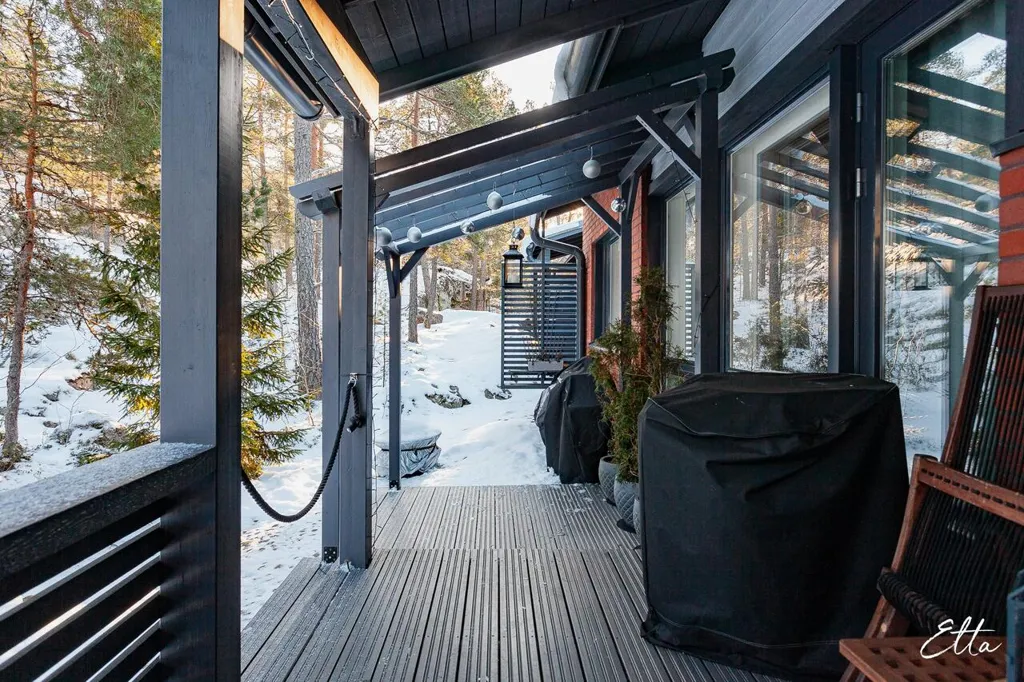 Terrasse - Architectural House with Sea View in Naantali