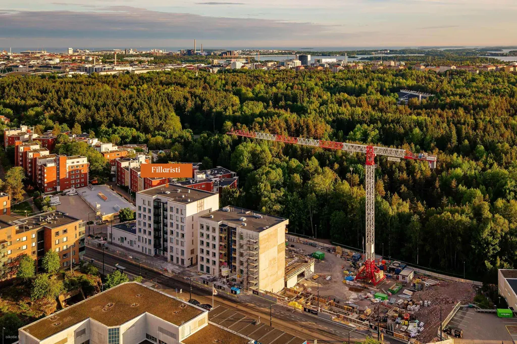 Vue aérienne - Modern Two-Bedroom Apartment with Sauna in Pasila