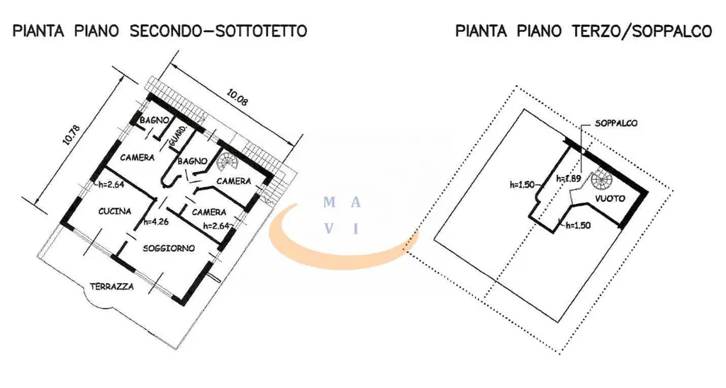Plan - Luxury Penthouse with Lake View in Nago-Torbole