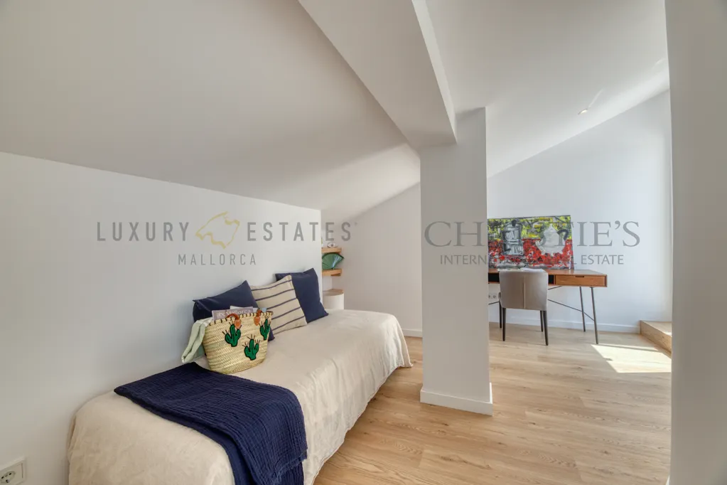 Chambres - Refurbished Penthouse with Rooftop Pool in Bendinat