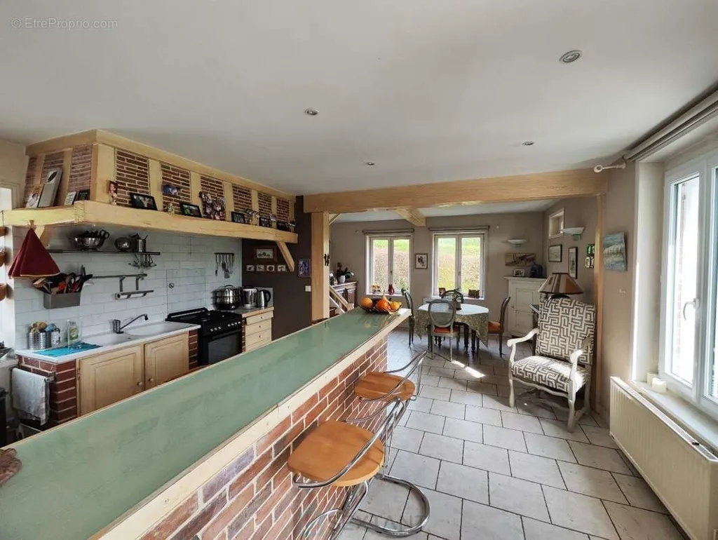 Cuisine - Maison avec Jardin Clos à 6 km de Lisieux