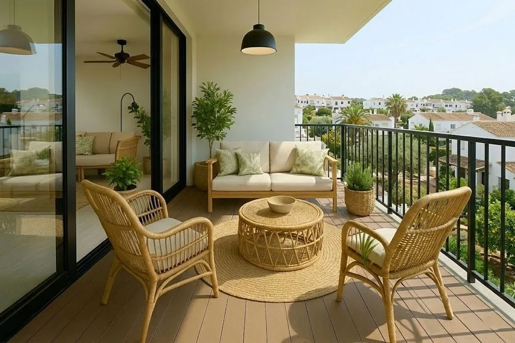 Balcon - New Flat with Pool in La Zubia
