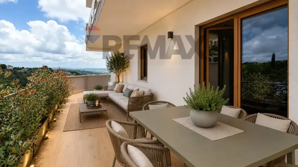Terrass - Contemporary Trilocale with Terrace in Monterotondo