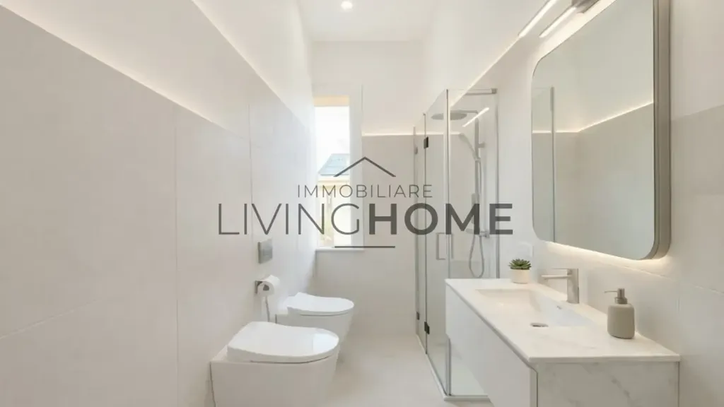 Salles de bain - Rearranged Apartment with Terrace in Rimini