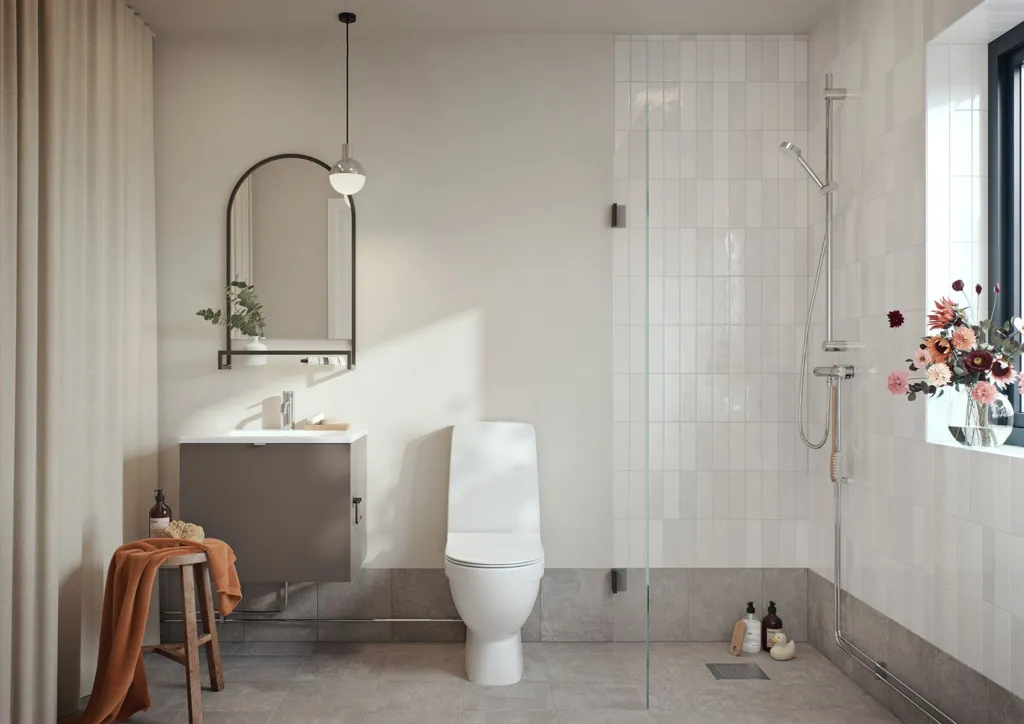 Bathrooms - Detached Duplex with Sea View in Nynäshamn