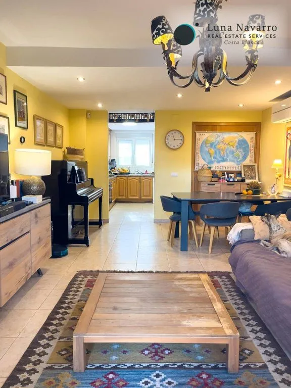 Living Room - Luxury House with Sea View in El Albir