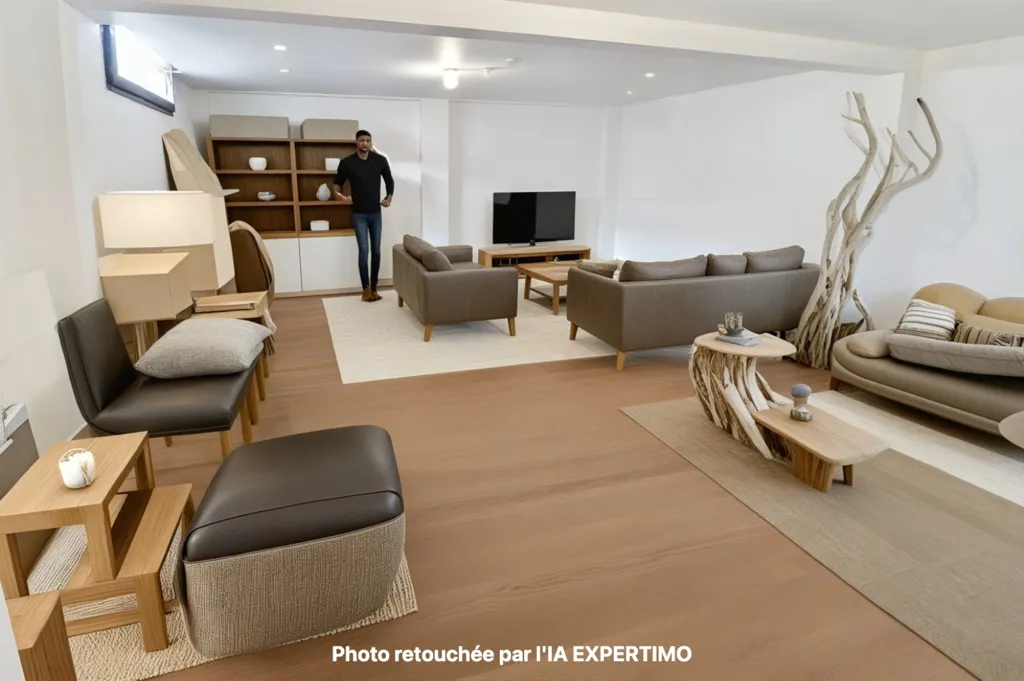 Séjour - Loft d'Architecte avec Prestations Haut de Gamme à Brest