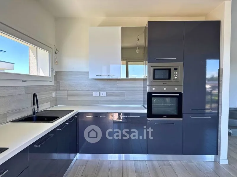 Cuisine - Duplex Attico with Panoramic Terrace in Stezzano