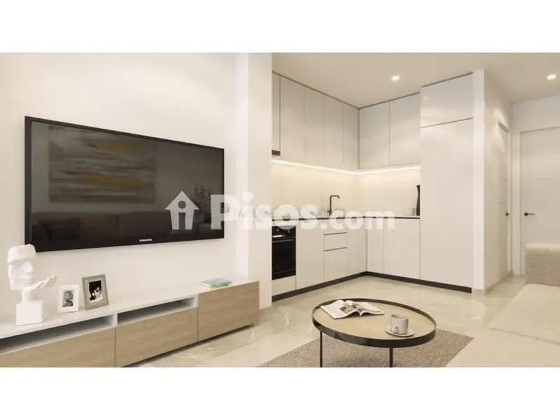 Living Room - New Apartment with Pool in Playa Acequion