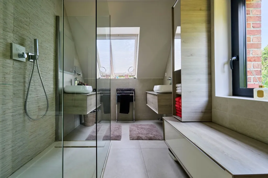 Salles de bain - Maison Luxueuse avec Piscine à Bondues