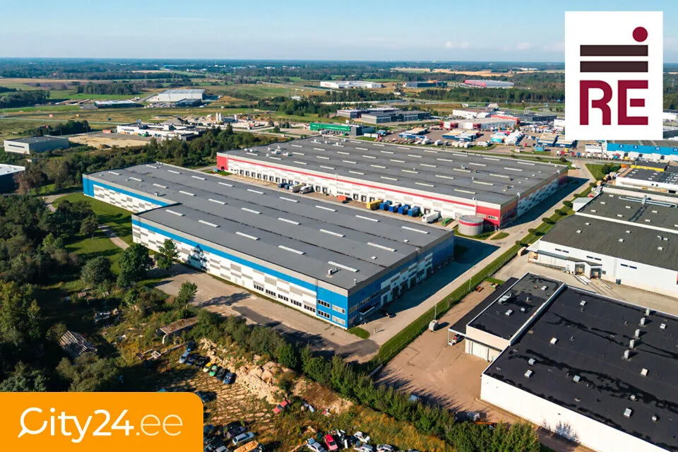Vue aérienne - Warehouse Space with Loading Bay in Tänassilma