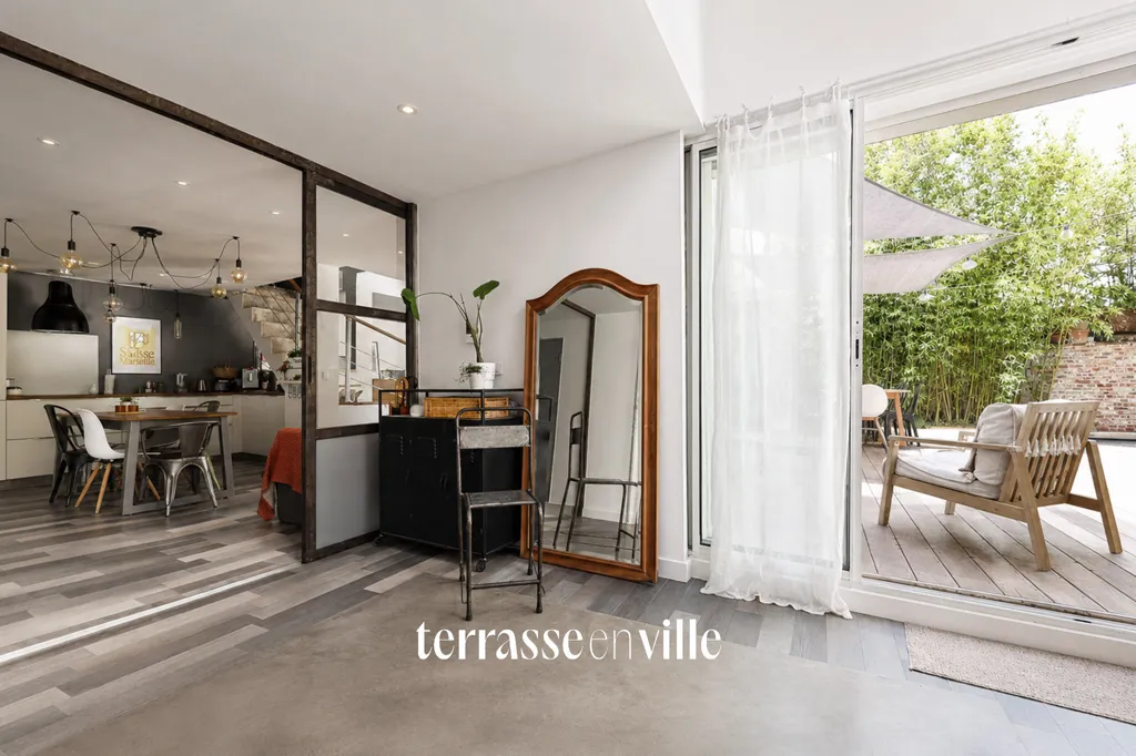 Terrasse - Maison avec Piscine et Jardin à Bois Luzy
