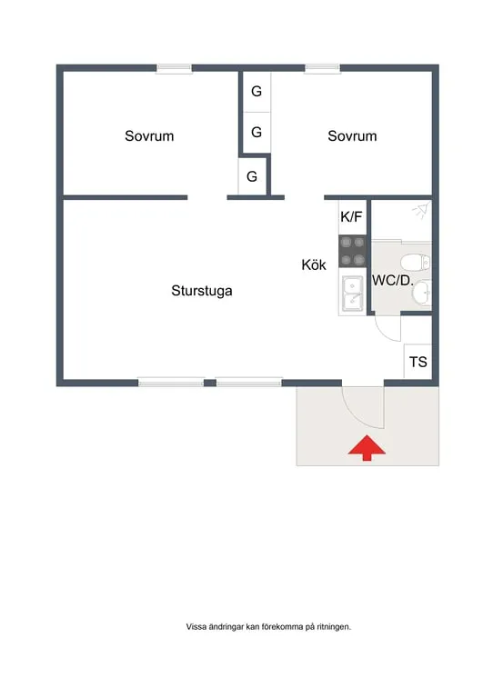 Plan - Chalet with Ski-in/Ski-out Access in Bydalen