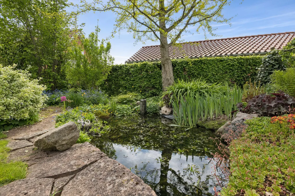 Garden - Rustic Villa with Garden in Viborg