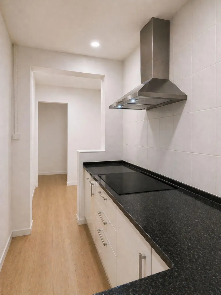 Cuisine - Refurbished Flat with Balconies in Badalona