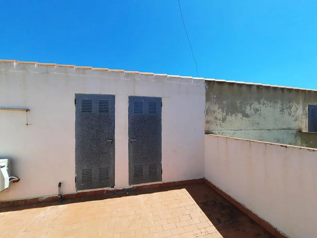 Terrasse - Apartment with Garage and Air Conditioning in Almansa