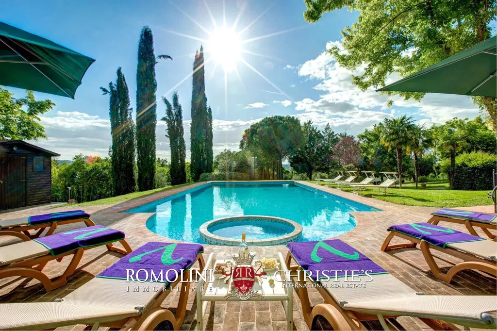 Piscine - Restored Country Villa with Pool in Umbria