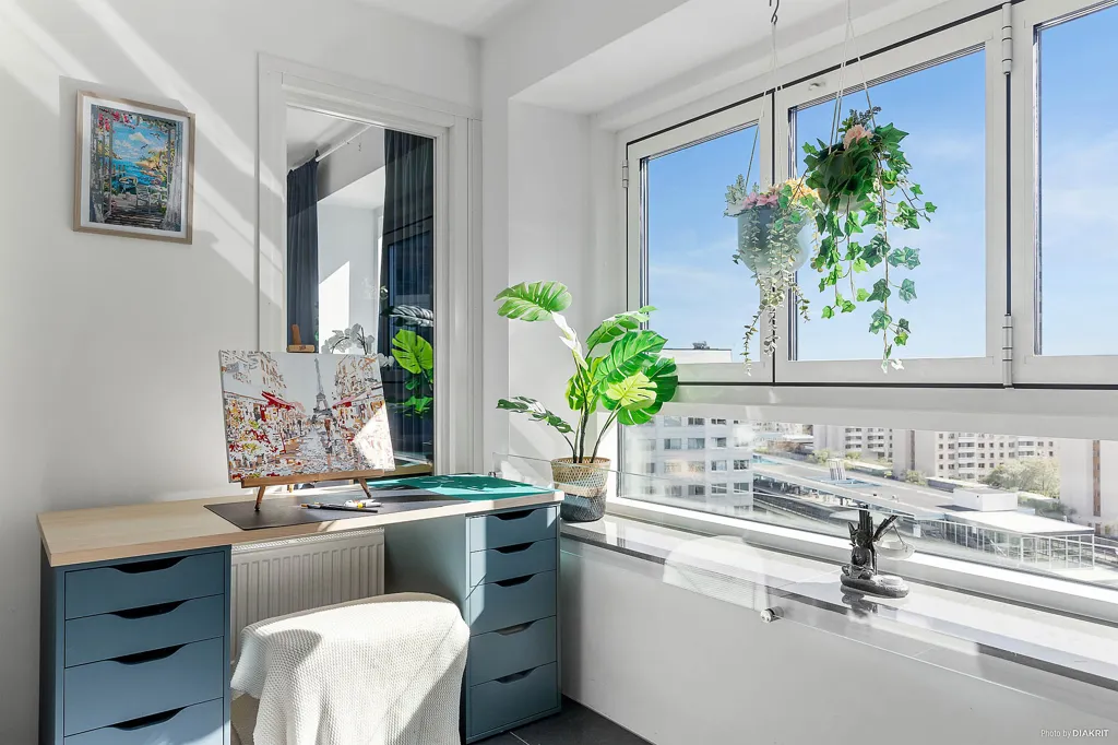 Studio - Modern Apartment with Panoramic View in Kista Tower