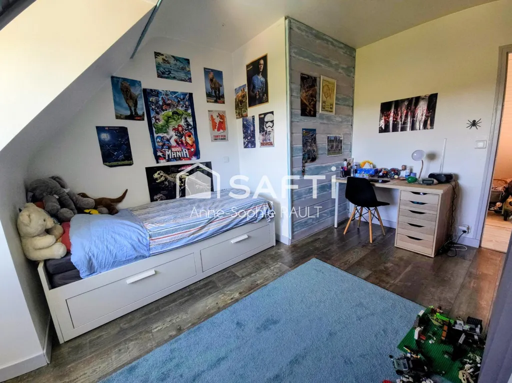 Chambres - Maison avec Piscine Chauffée à Plaintel