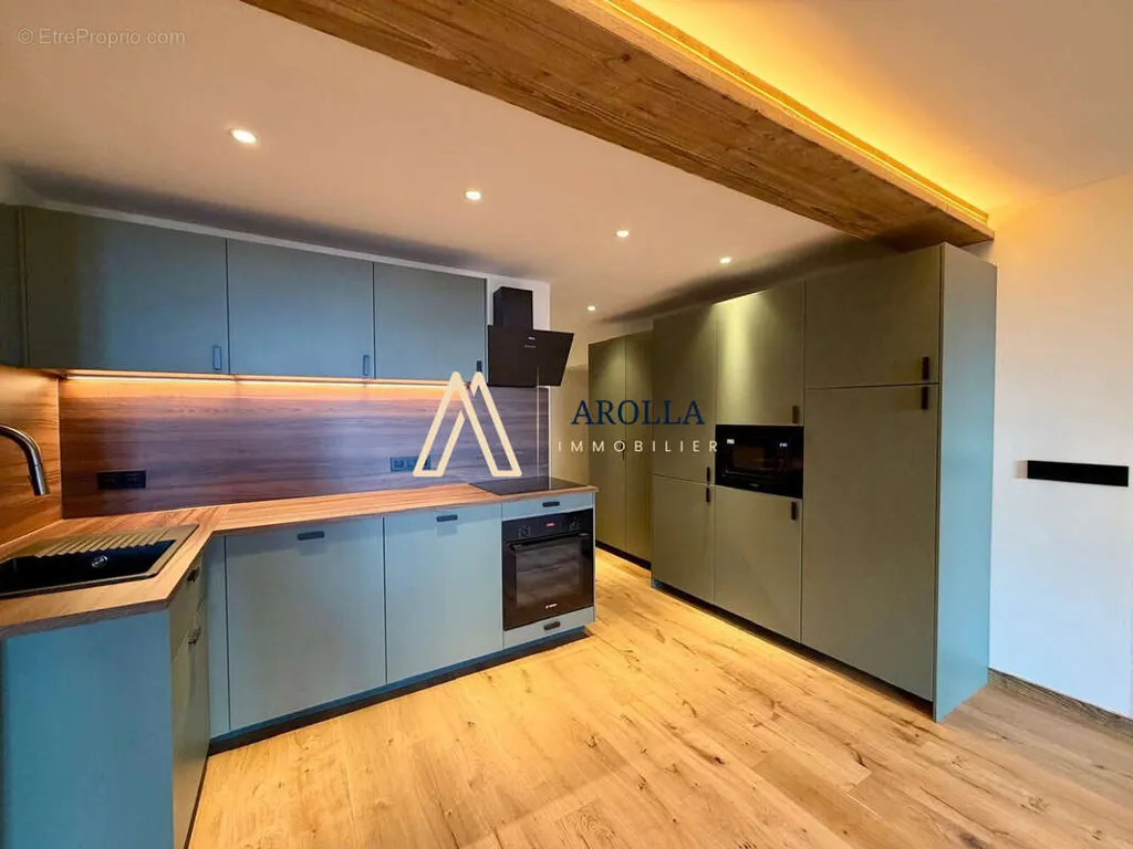 Köök - Duplex with Balcony in Bourg-Saint-Maurice