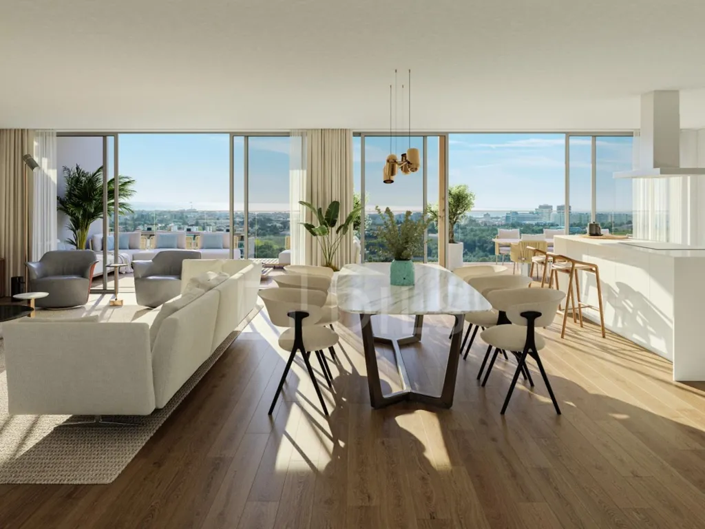 Living Room - Detached House with Private Pool in Oeiras