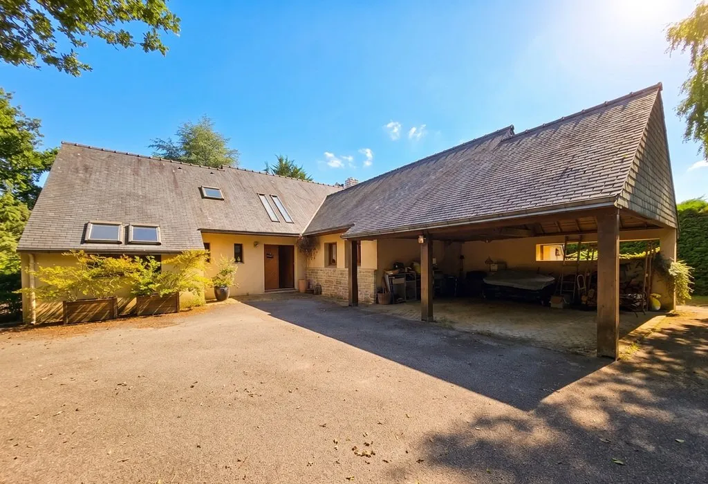 Extérieur - Maison d'Architecte avec Jardin Clos à Quimper Sud