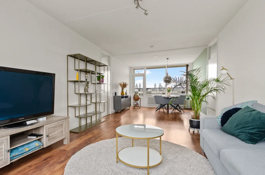 Séjour - Apartment with City View on Dommeringdreef, Utrecht