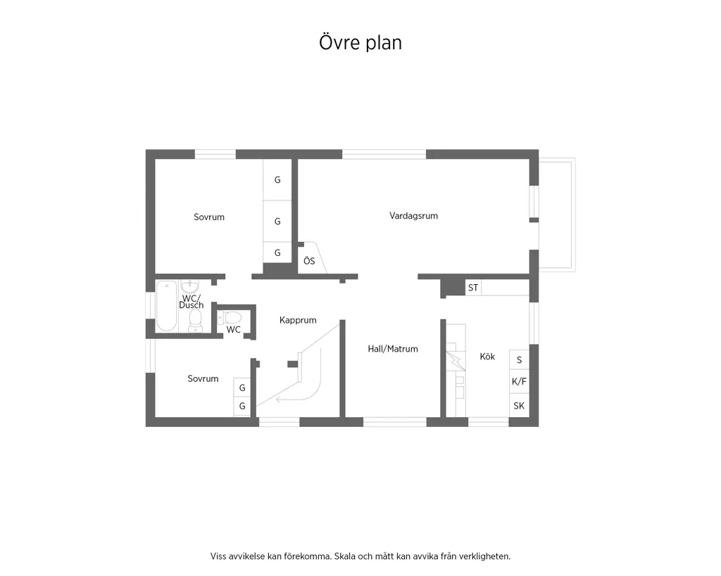 Plaan - Representative Villa with Pool in Edsviken, Sollentuna