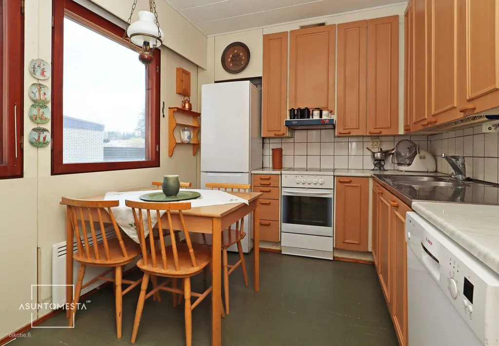 Sala da pranzo - End-Unit Apartment with Sauna in Lappeenranta