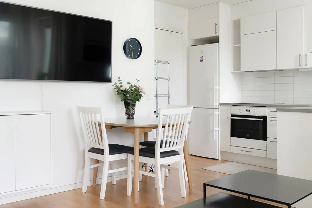 Dining Room - Apartment with Balcony in Råsunda