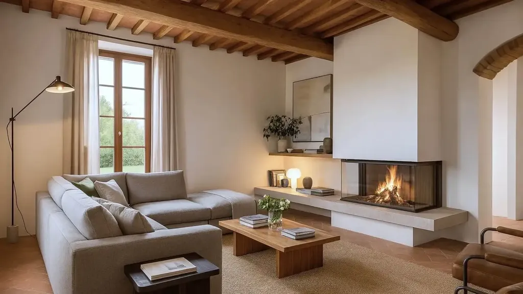 Séjour - Terraced House with Pool in Gambassi Terme