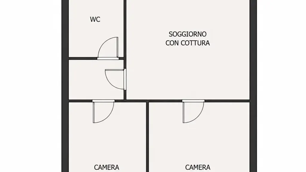 Plaan - Trilocale with Historic View in Chiavari