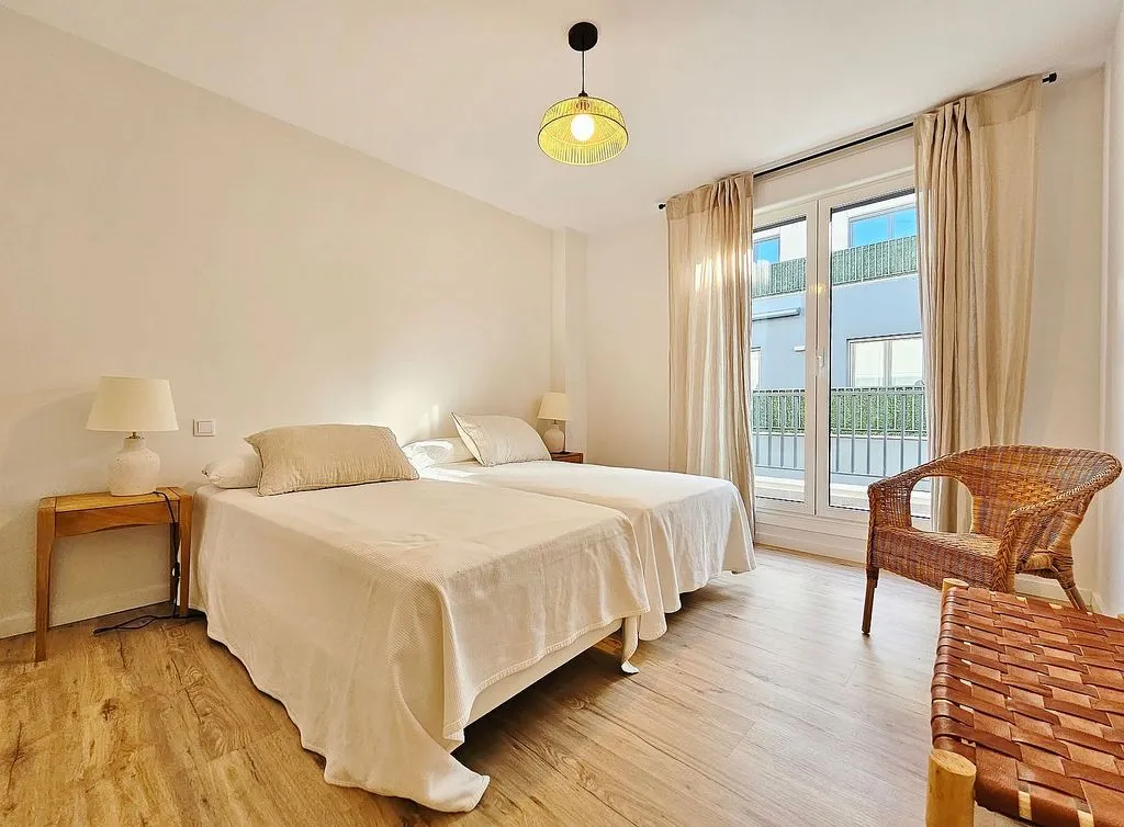 Bedrooms - Modern Flat with Terrace in Santa Cruz