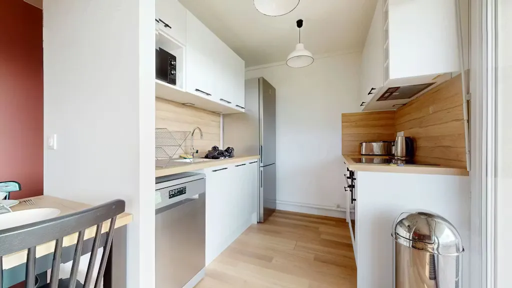 Köök - Furnished Flat with Internet in Nanterre