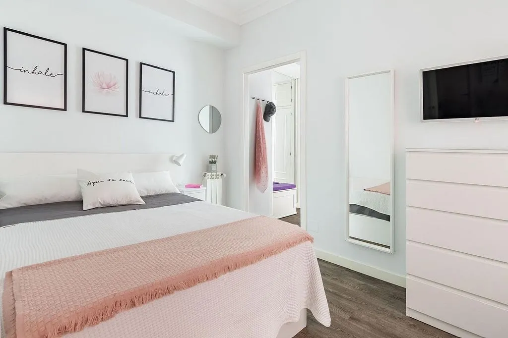 Chambres - Furnished Flat with Air Conditioning in Cuatro Caminos