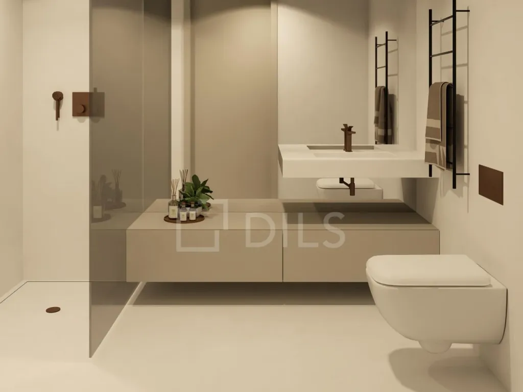 Salles de bain - Studio Apartment with River View in Vila Nova de Gaia