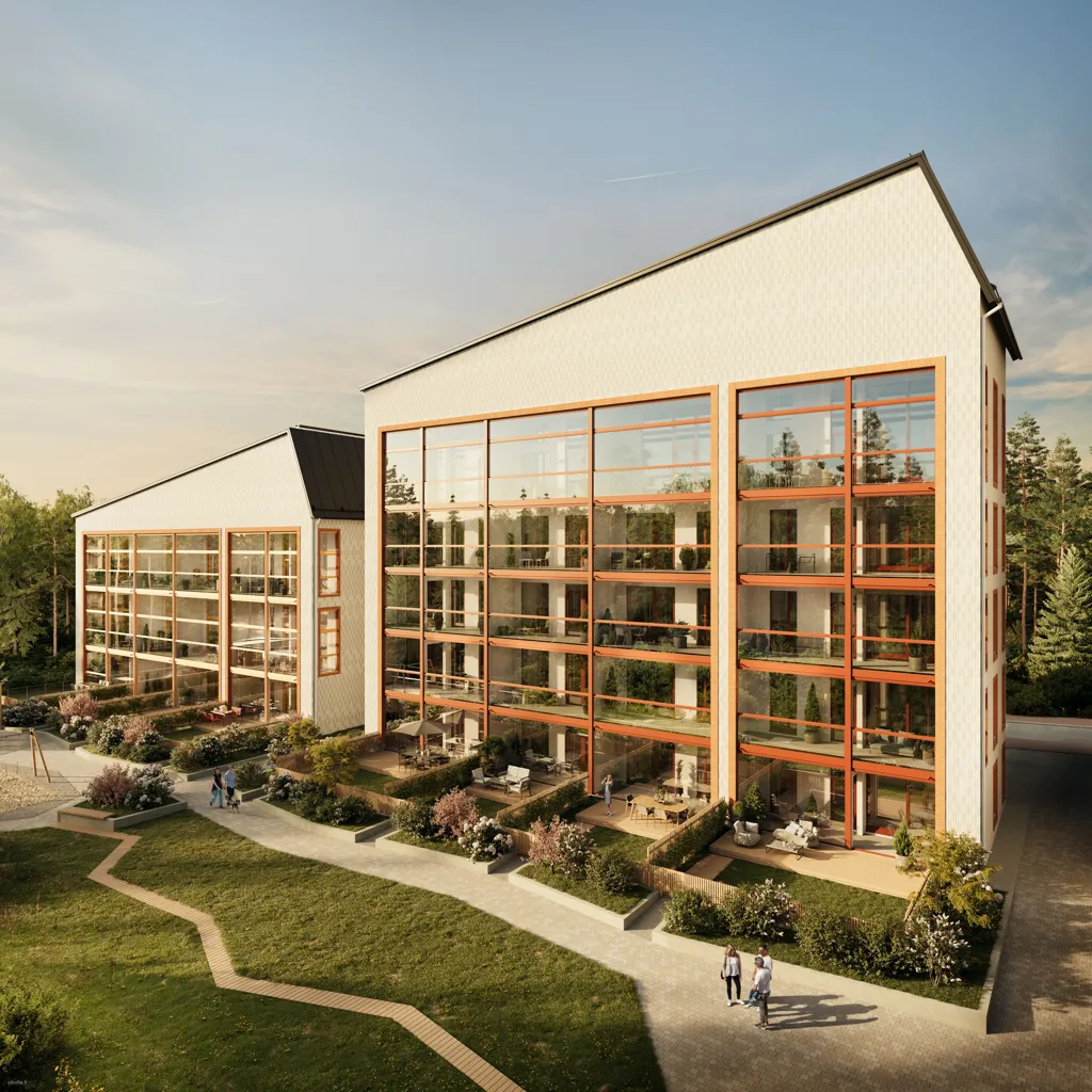 Exterior - Modern Apartment with Garden in Lintuvaara, Espoo