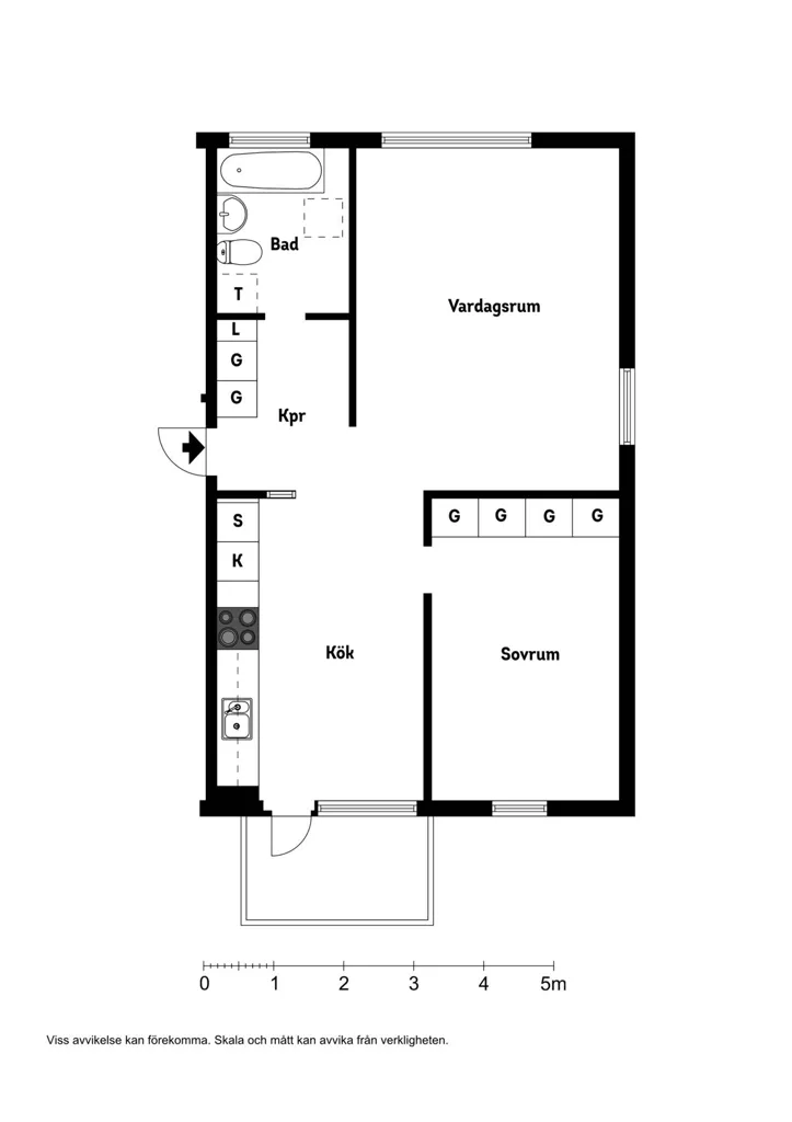 Plaan - Modern Flat with Balcony in Karlslund