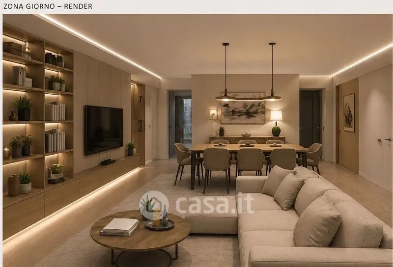 Séjour - Newly Constructed Apartment with Veranda in Sestu
