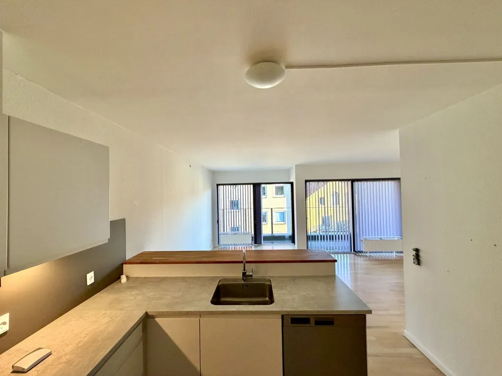 Cuisine - Apartment with Balcony in Kolding Centre