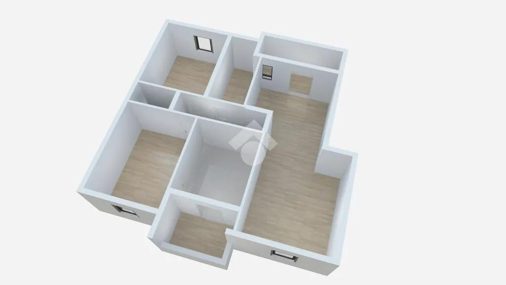 Plan - Modernised Apartment with Sea View in Agrigento