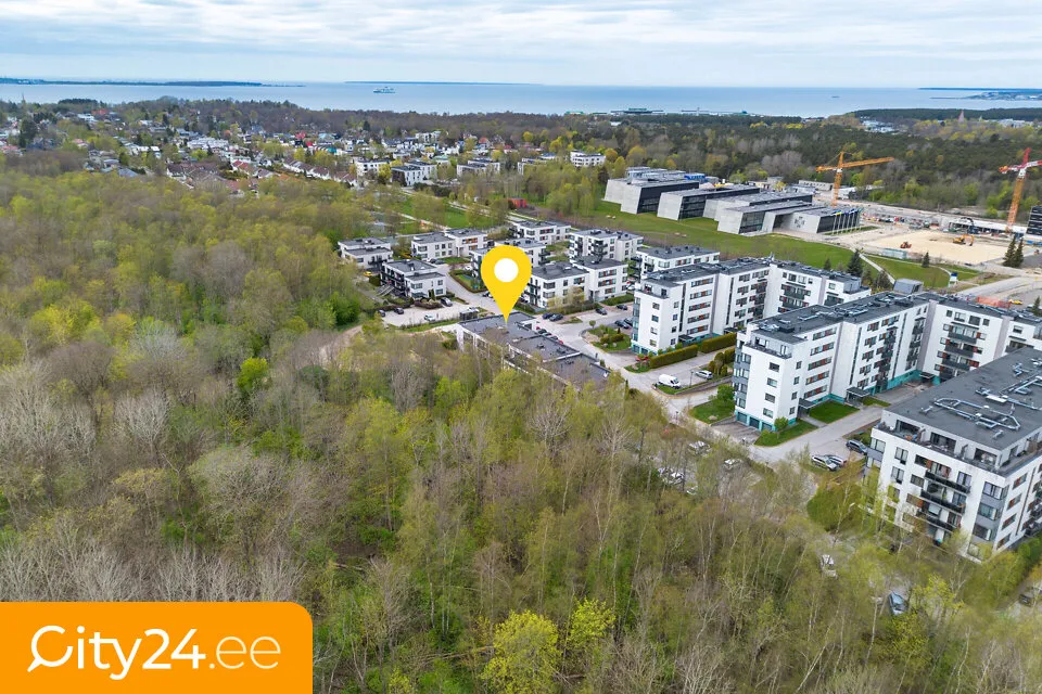 Vue aérienne - Modernised Flat with Sea View in Pirita, Tallinn