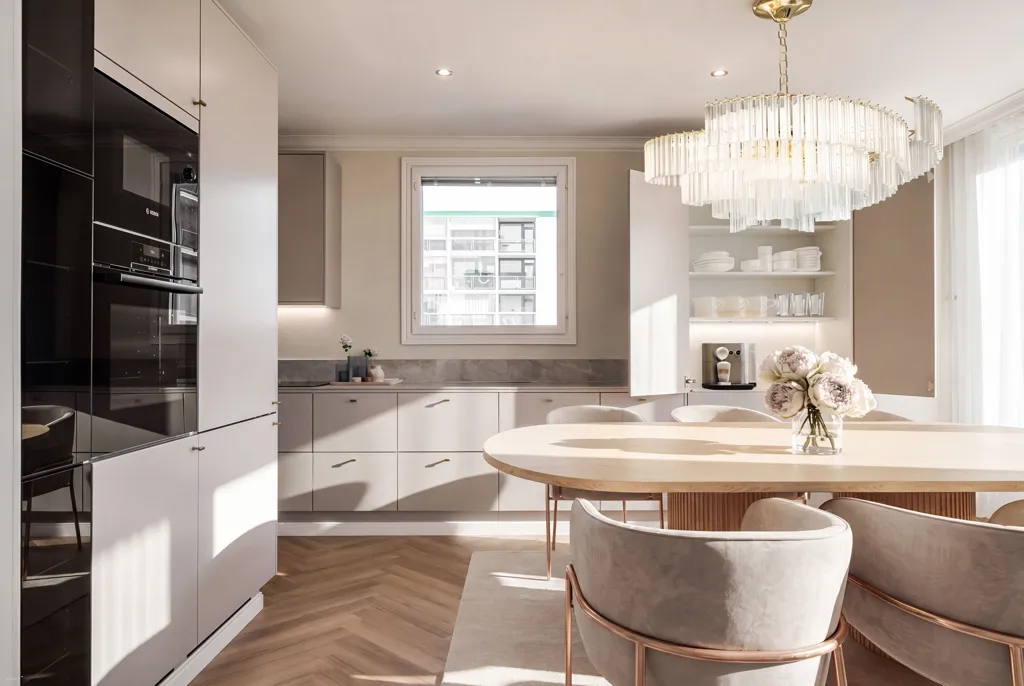 Esszimmer - Fully Renovated Apartment with River Views in Oulu