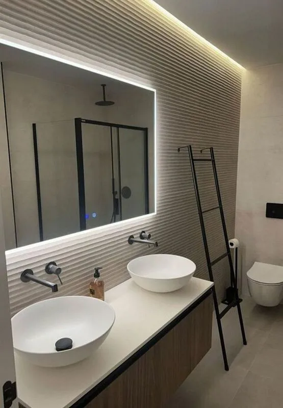Salles de bain - New 1-Bedroom Flat with Lift in Benimamet