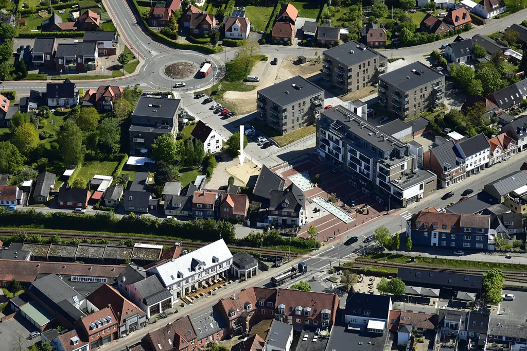 Vue aérienne - Approved Project Plot with Sea View in Ry