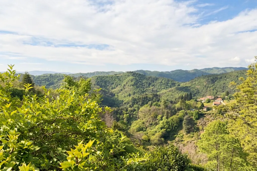 Jardin - Propriété de Caractère avec Vue Panoramique à Vals-les-Bains